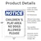Signmission Children'S Play Area No Dogs Allowed, 12 in W x Rectangle, Aluminum OS-2PACK-NS-A-1218-V-10588 - alternate 5